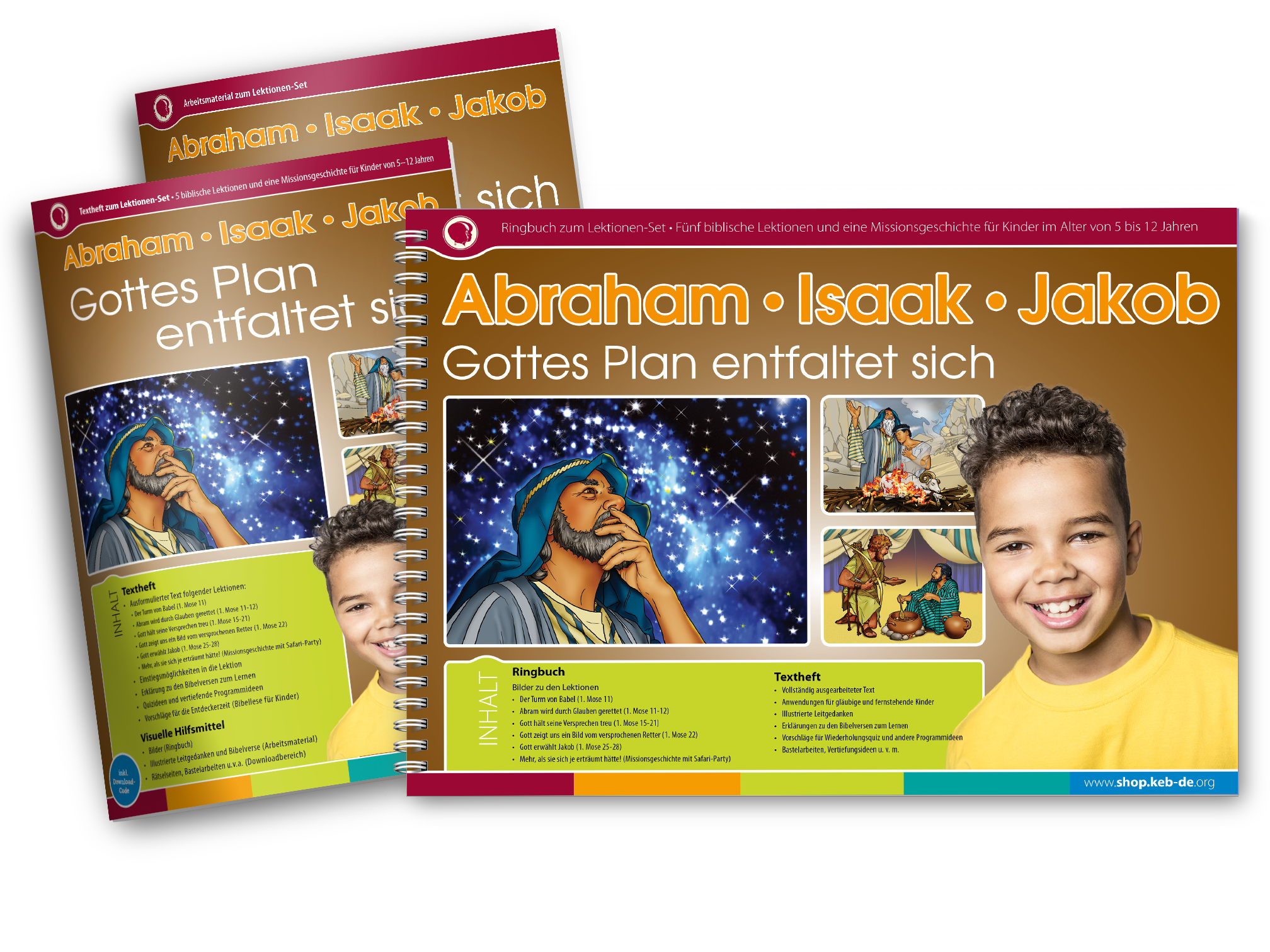 Gottes Plan entfaltet sich - Abraham, Isaak, Jakob Lektionen-Set