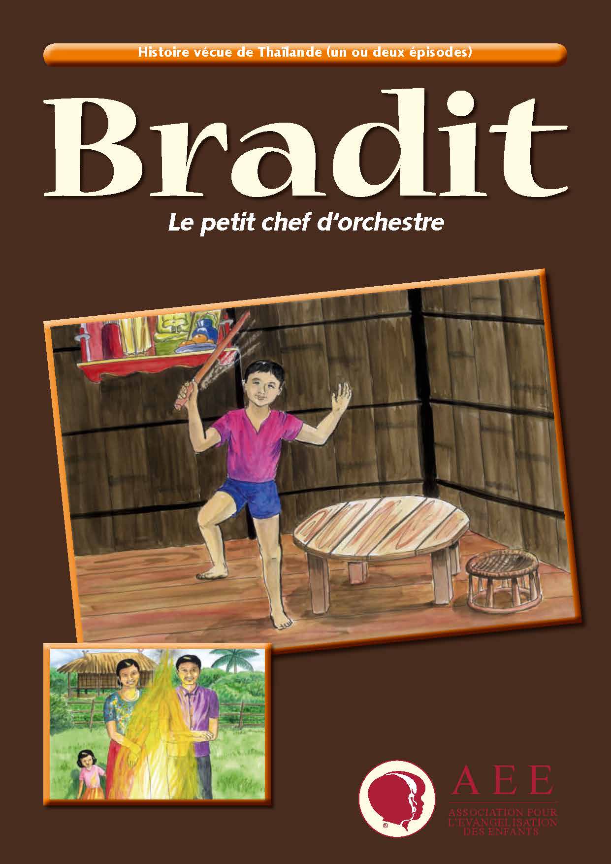 Bradit, le petit chef d'orchestre - Cartonnage et texte