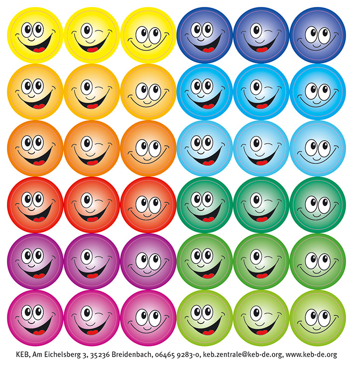 KEB-Smileys - 10er Pack