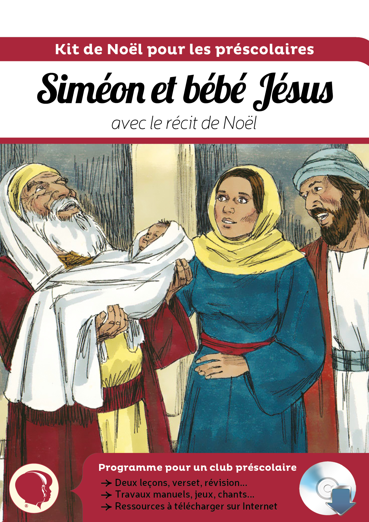 KitSimeon Siméon et le bébé Jésus - Kit de Noël