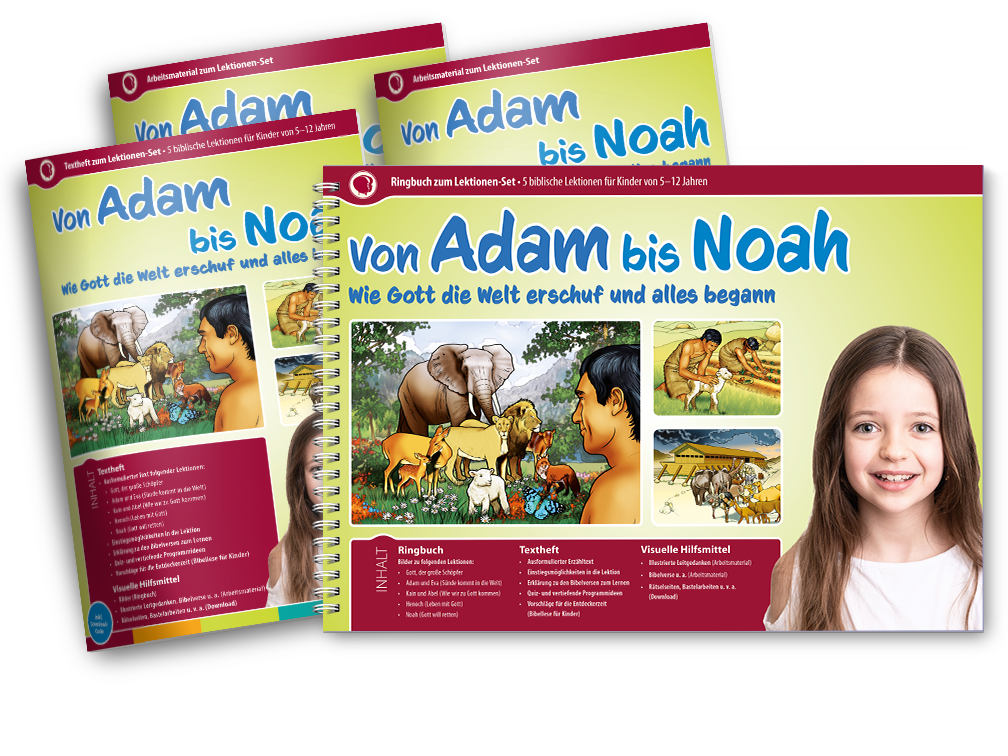 Von Adam bis Noah - Wie Gott die Welt erschuf und alles begann Lektionen-Set