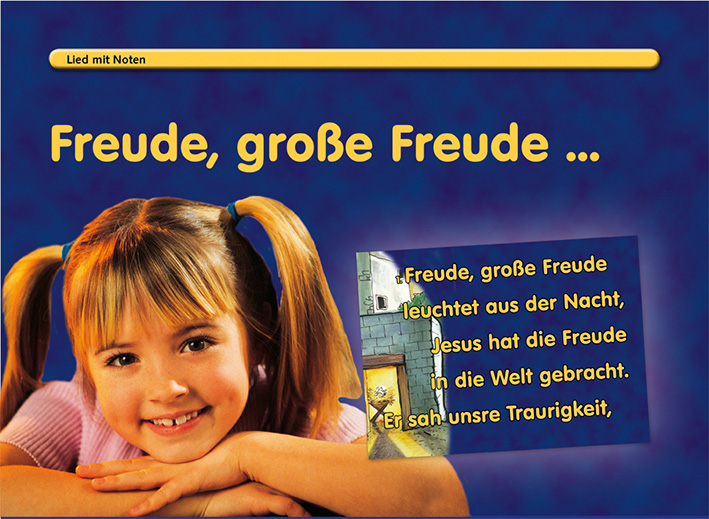 Freude, grosse Freude - Liedplakat