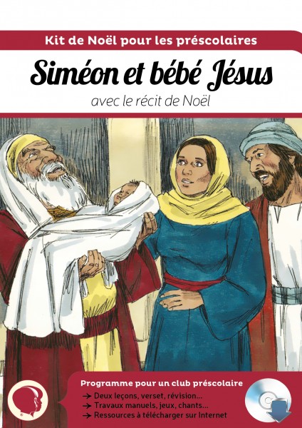 Siméon et le bébé Jésus - Kit de Noël